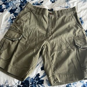 Ralph Lauren Polo Men’s Cargo Shorts Olive Green Size 34 Like New